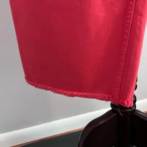 Vineyard Vines Mariner Wide Leg Cropped Trouser-Style Jean size 25 Red - Picture 7 of 12